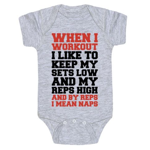 Nap Repetitions Baby One-Piece