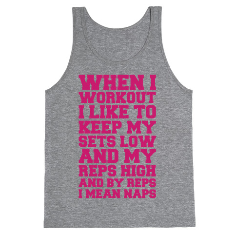 Nap Repetitions Tank Top