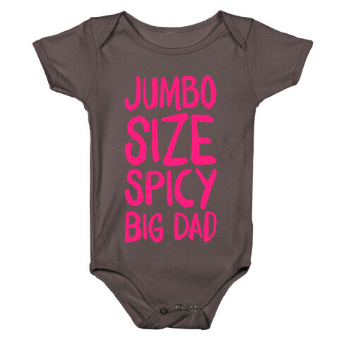 Jumbo Size Spicy Big Dad Baby One-Piece