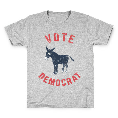 Vote Democrat (Vintage democratic donkey) Kids T-Shirt