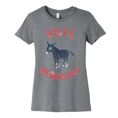 Vote Democrat (Vintage democratic donkey) Womens T-Shirt