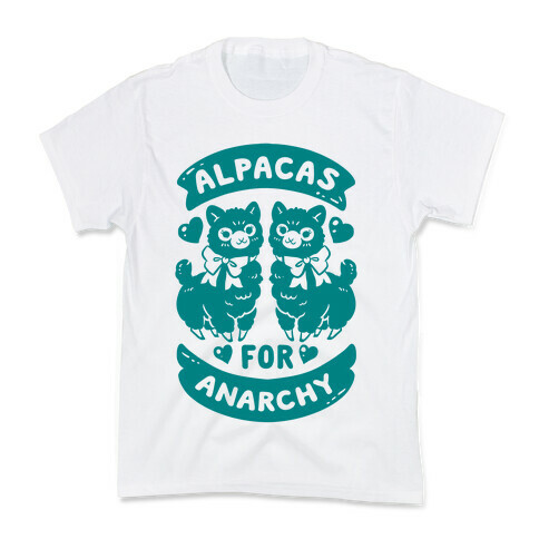 Alpacas For Anarchy Kids T-Shirt