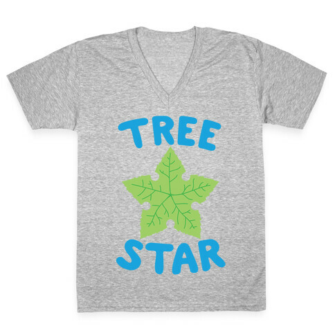 Tree Star V-Neck Tee Shirt