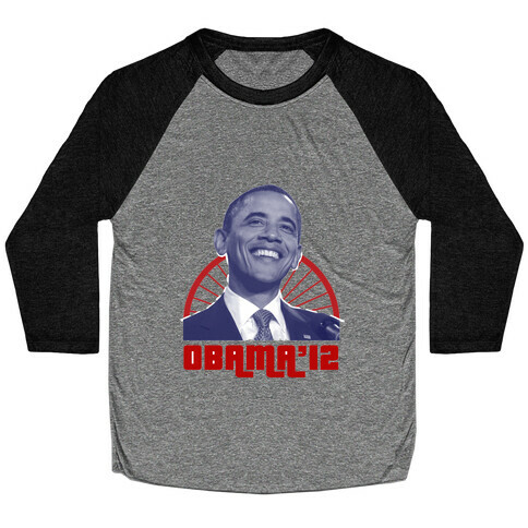 Obama for 2012 Baseball Tee
