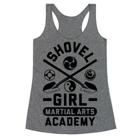 Shovel Girl Martial Arts Academy Racerback Tank Top