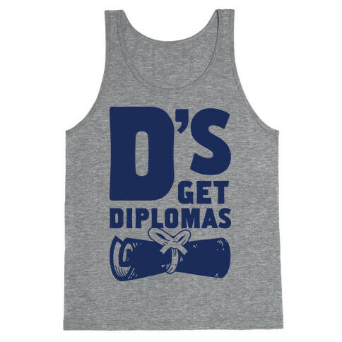 D's Get Diplomas Tank Top