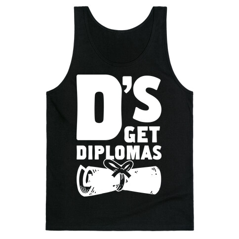 D's Get Diplomas Tank Top