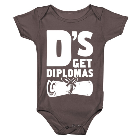 D's Get Diplomas Baby One-Piece