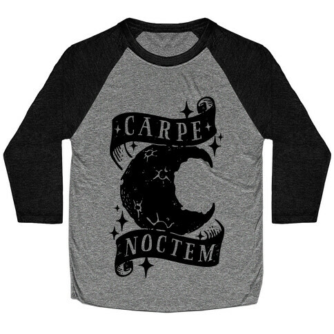 Carpe Noctem Baseball Tee