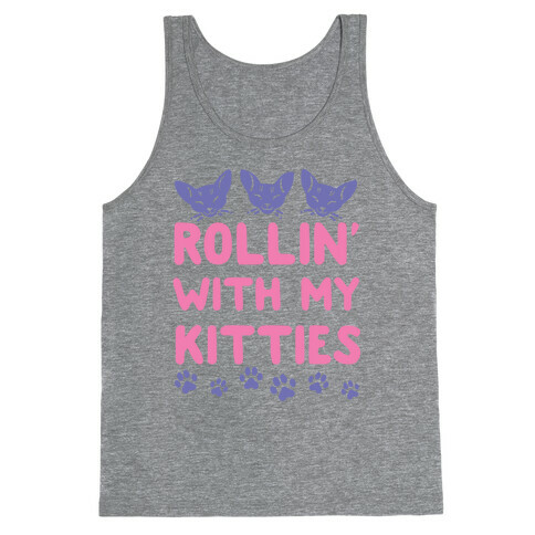 Rollin' With My Kitties Tank Top