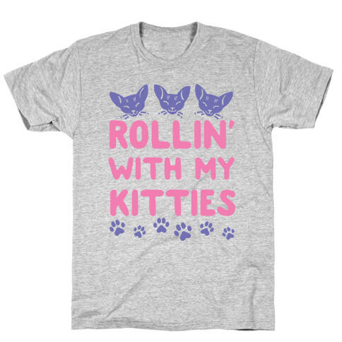 Rollin' With My Kitties T-Shirt
