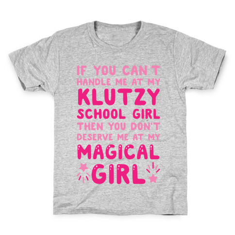 If You Can't Handle Me At My Klutzy School Girl Kids T-Shirt