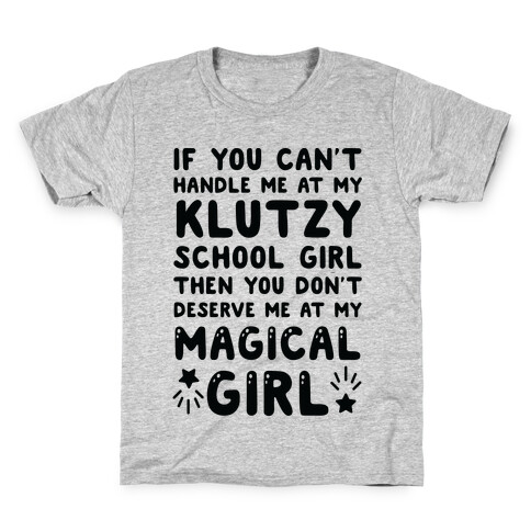 If You Can't Handle Me At My Klutzy School Girl Kids T-Shirt