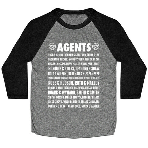 Winchester FBI Agents Baseball Tee