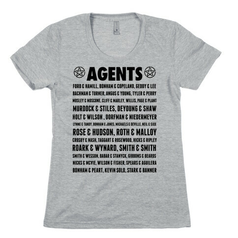 Winchester FBI Agents Womens T-Shirt