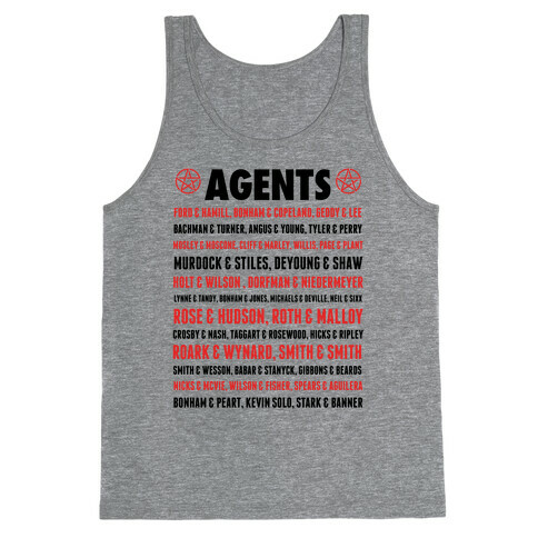 Winchester FBI Agents Tank Top