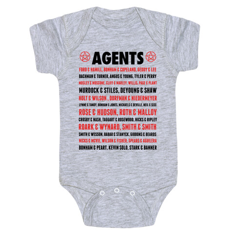 Winchester FBI Agents Baby One-Piece