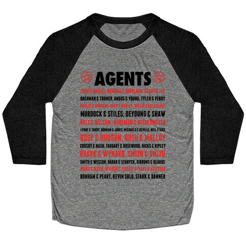 Winchester FBI Agents Baseball Tee