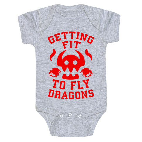 Getting Fit to Fly Dragons Baby One-Piece