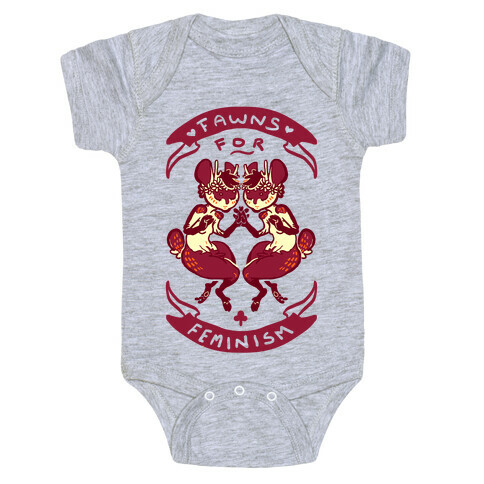 Fawns For Feminism Baby One-Piece