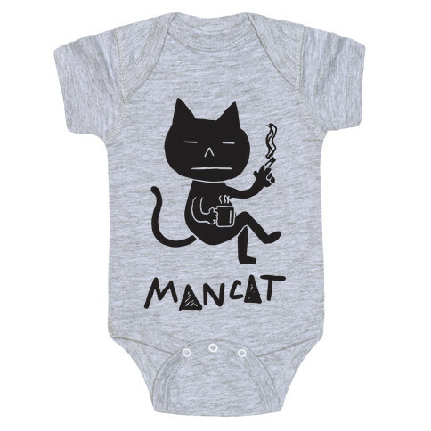 MAN CAT Baby One-Piece
