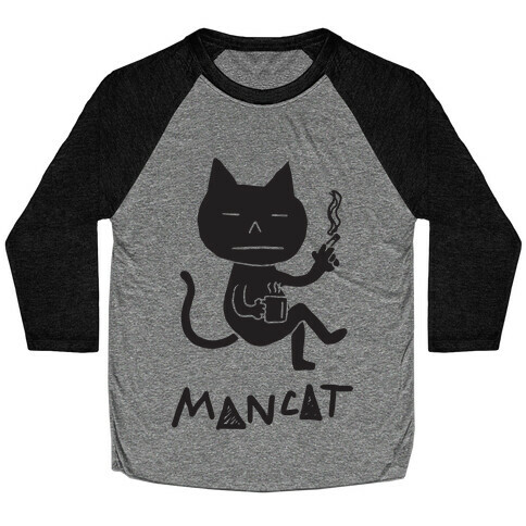 MAN CAT Baseball Tee