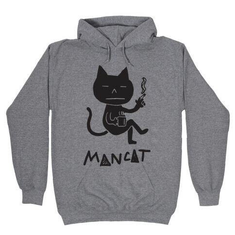 MAN CAT Hooded Sweatshirt