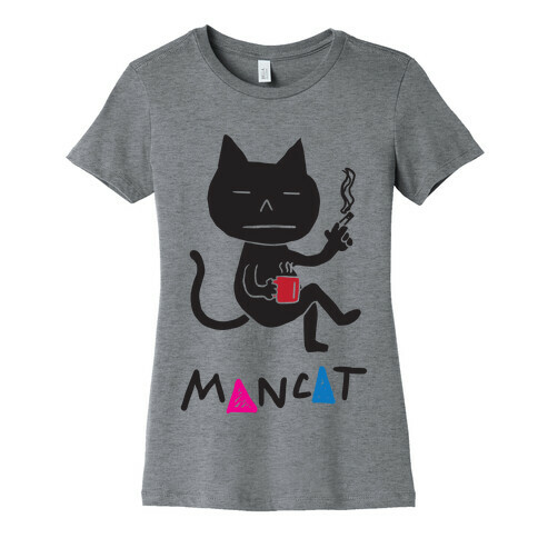 MAN CAT Womens T-Shirt