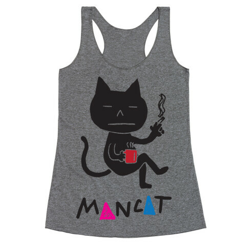 MAN CAT Racerback Tank Top