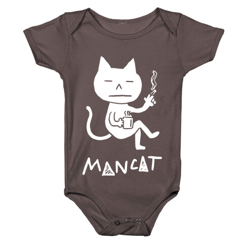 MAN CAT Baby One-Piece