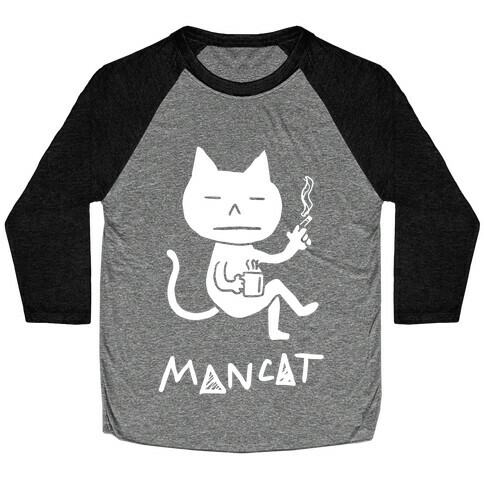 MAN CAT Baseball Tee