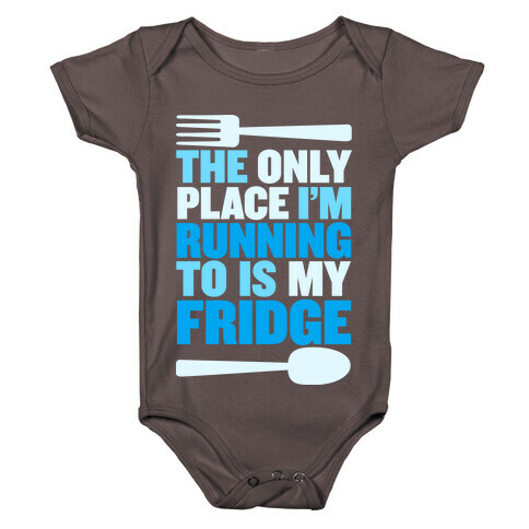 Running to My Fridge Baby One-Piece