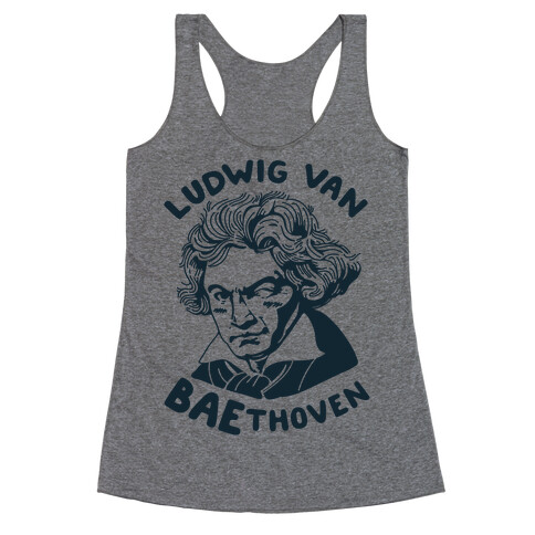 Ludwig Van Baethoven Racerback Tank Top