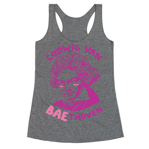 Ludwig Van Baethoven Racerback Tank Top