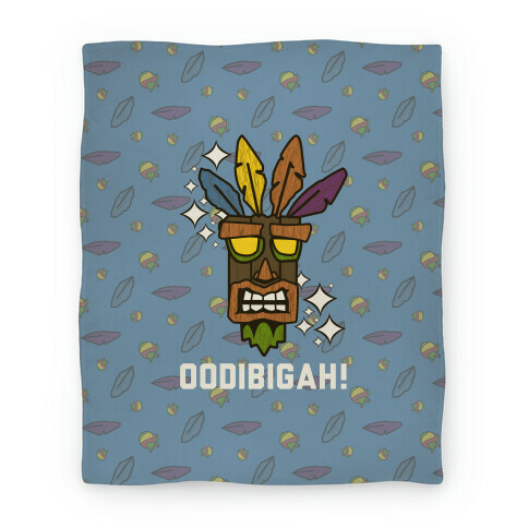 Crash Aku-Aku Mask Blanket