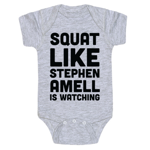 Squat Like Stephen Amell Is Watching Baby One-Piece