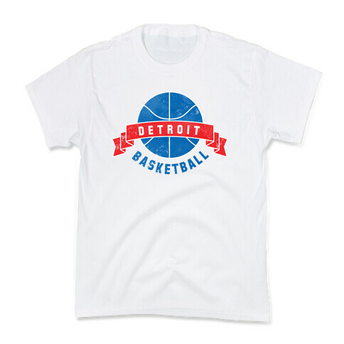 Detroit Basketball Kids T-Shirt