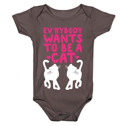 Everybody Wants To Be A Cat Baby One-Piece