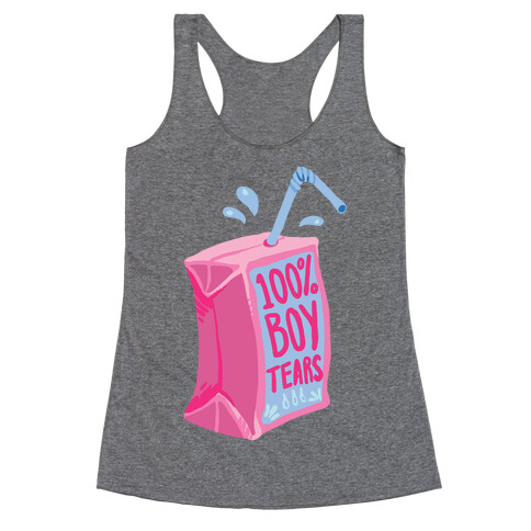 100% Boy Tears Racerback Tank Top