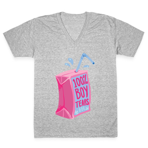 100% Boy Tears V-Neck Tee Shirt