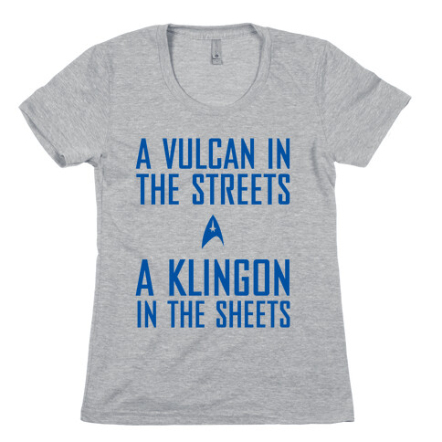 A Vulcan In The Streets Womens T-Shirt