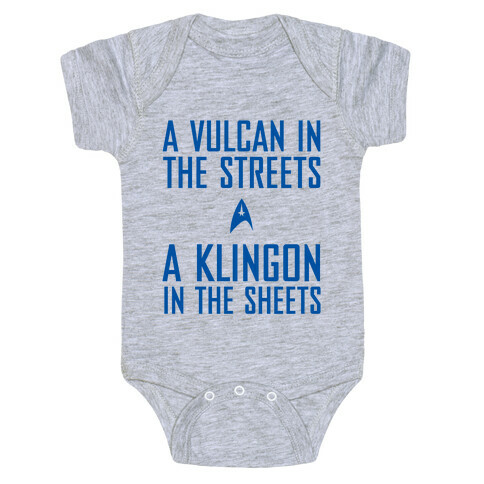 A Vulcan In The Streets Baby One-Piece