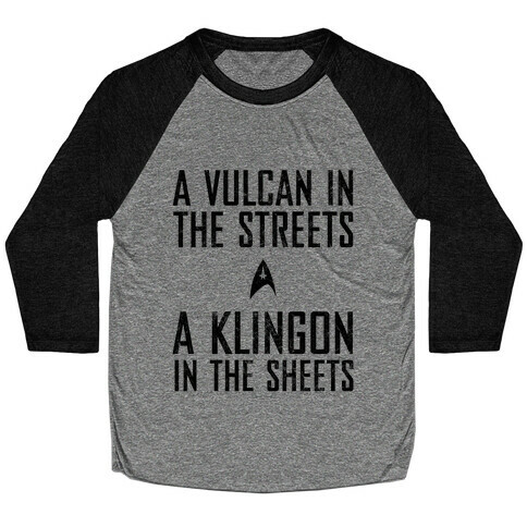 A Vulcan In The Streets (Vintage) Baseball Tee