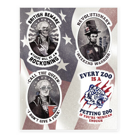 Rebel Presidents Stickers and Decal Sheet