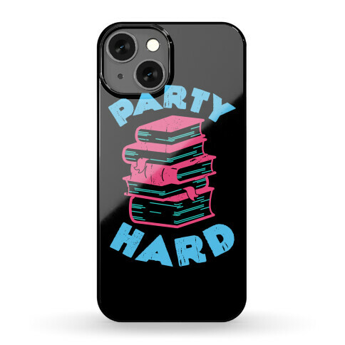 Party Hard Book Stack Phone Case