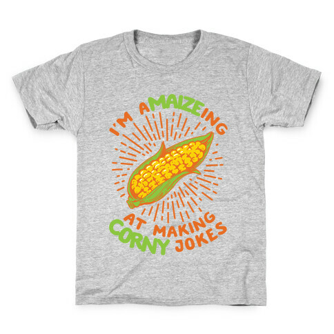 A-maize-ing Corny Jokes Kids T-Shirt