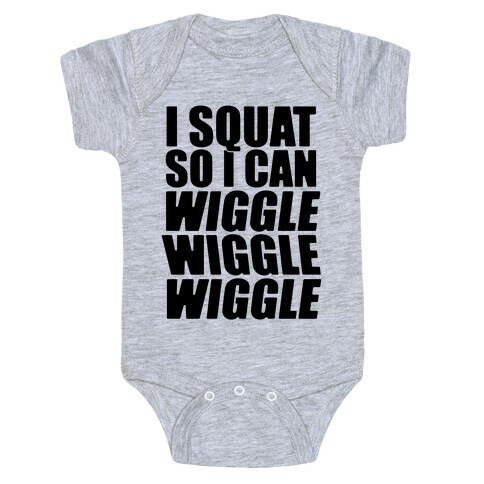 Wiggle Wiggle Wiggle Workout Baby One-Piece