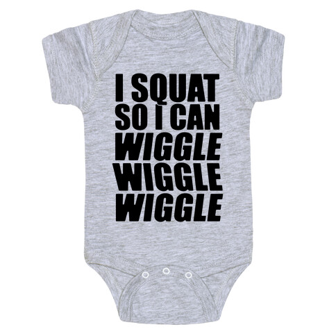 Wiggle Wiggle Wiggle Workout Baby One-Piece