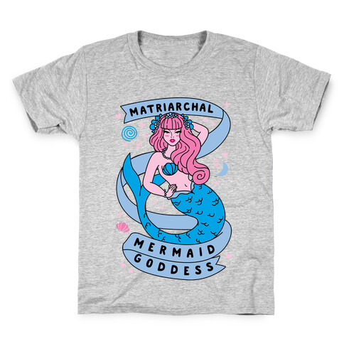 Matriarchal Mermaid Goddess Kids T-Shirt