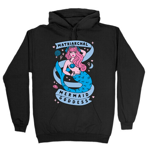 Matriarchal Mermaid Goddess Hooded Sweatshirt